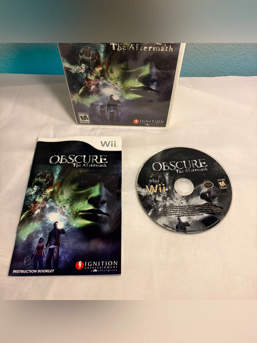 Obscure The Aftermath Tested & Work W Manual Nintendo Wii 2008 Videogame